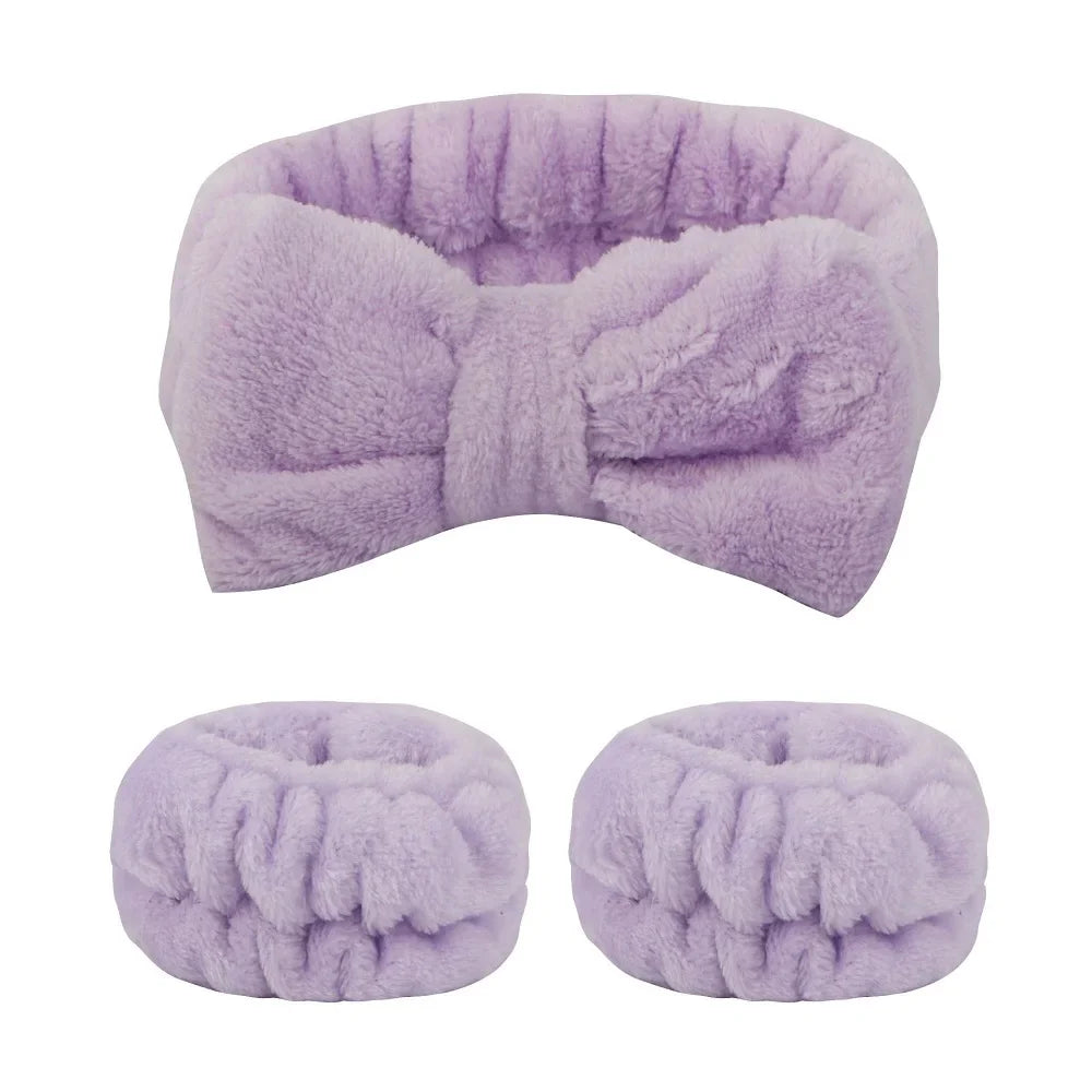 Cozy Bow Hairband Set