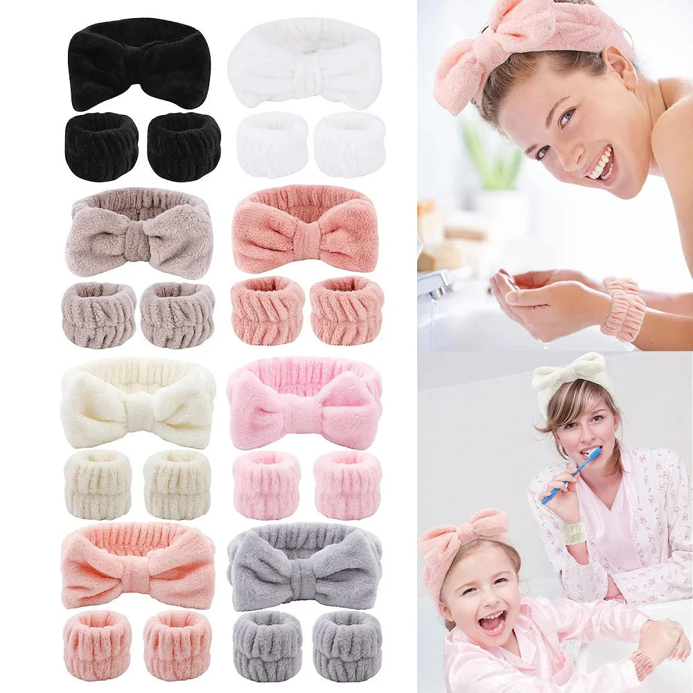 Cozy Bow Hairband Set
