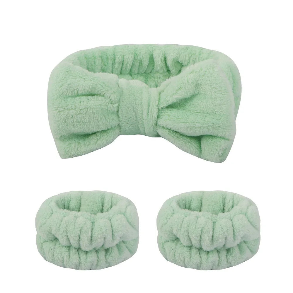 Cozy Bow Hairband Set